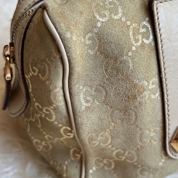 Authentic Gucci GG Charmy Suede Boston Shoulder bag - Picture 12 of 12